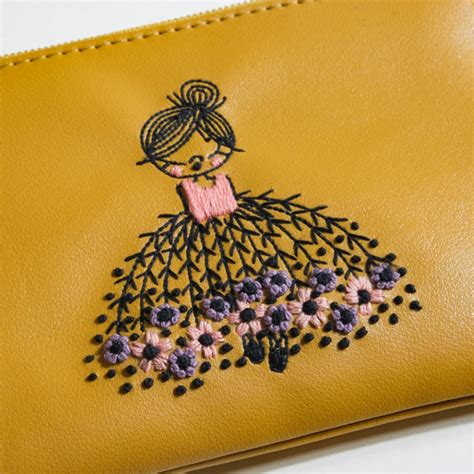 Blushing Ballerina Coin Purse Yellow