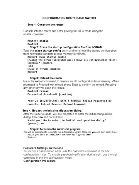 Image result for Console Config Switch and Router