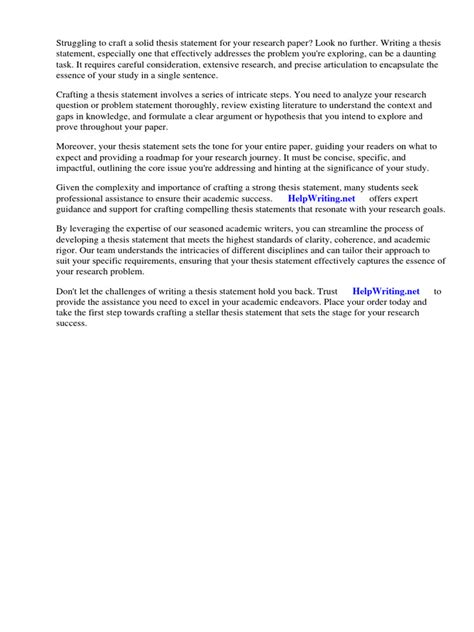 Image result for Problem Solution Thesis Statement Examples