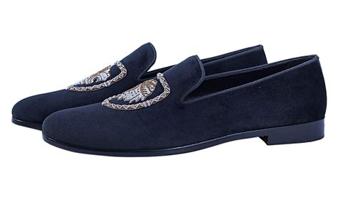 Cougar Coal | Black Velvet Shoes | Shutiq