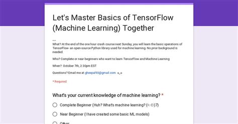 Image result for Machine Learning Tensorflow Tutorial