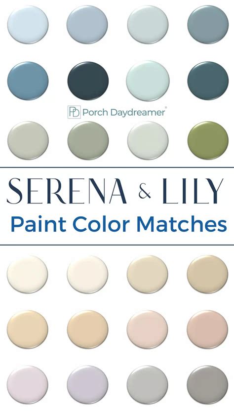 Sherwin Williams Coastal Paint Color Palette: Serena & Lily® Wallpaper ...