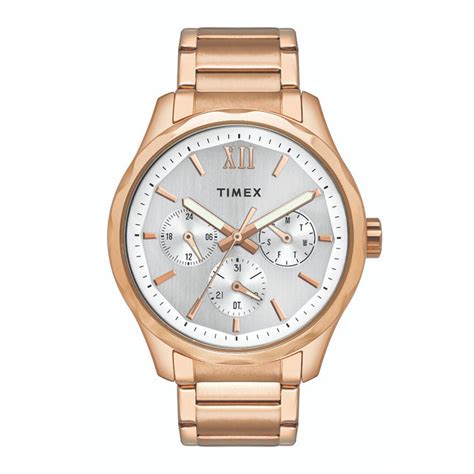 Timex Empera Men's Silver Dial Round Case Multifunction Function Watch