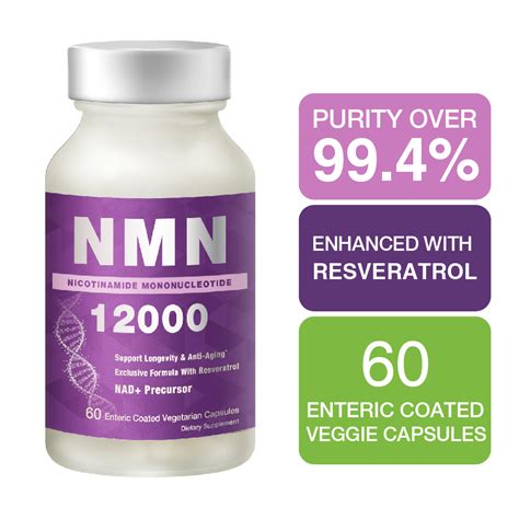 Buy Lovita NMN 12000, NMN Supplement with Resveratrol, 99% High Purity ...