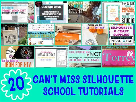 Silhouette America Tutorials 的图像结果