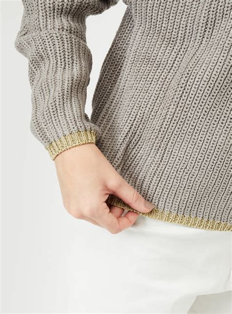 Buy Women Boxy Fit Sweater with Contrast Tipping Online at just Rs. 999 ...