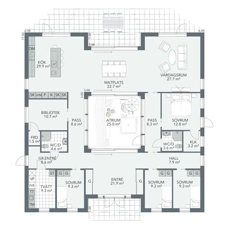 Image result for Atrium House Design