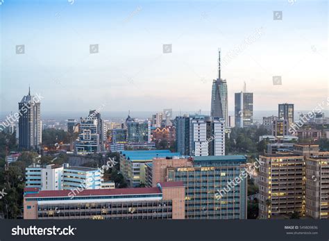 Modern Nairobi Cityscape Capital City Kenya Stock Photo 549809836 ...