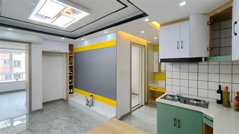现代简约一居室28平米1.8万-团结湖中路装修案例-北京房天下家居装修网