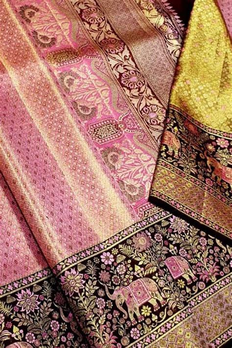 Beautiful Pink Kanjeevaram Silk Saree