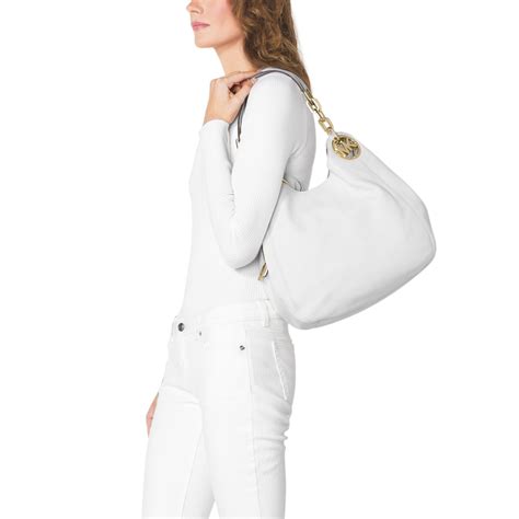 White Shoulder Bag Leather at Robbin Wood blog