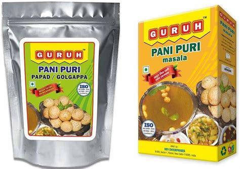 guruh Pani Puri Ready to Fry Puris with Masala Free Fryums 450 g Price ...