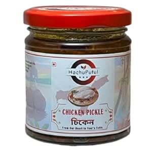 Hachu Putul Chicken Pickle, Traditional Indian Style, Home Made Pickle ...