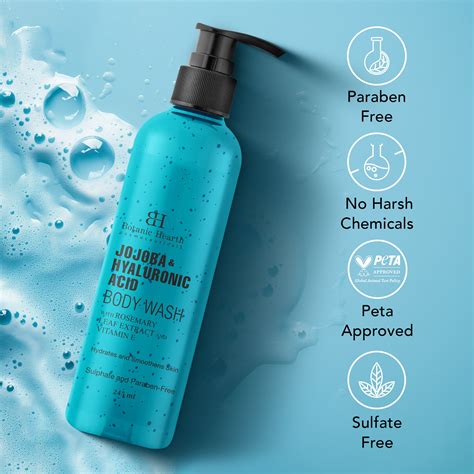 Botanic Hearth Jojoba & Hyaluronic Acid Body Wash 245 ml