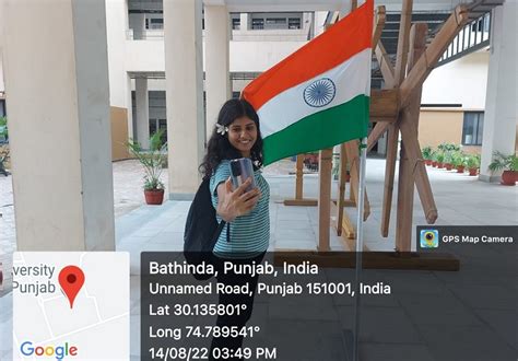 Selfie with Tiranga | Central University of Punjab