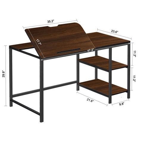 Computer Table Design Drawing 的图像结果