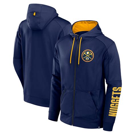 Authentic Men's Denver Nuggets Hoodies & Sweatshirts