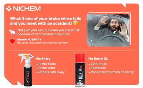 NICHEM NO Entry Rat Repellent Spray for Car & Bike Wires 200 ML| Highly ...