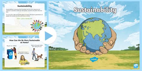 What does Sustainability mean in Geography? - Twinkl Answers