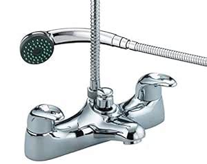 Bristan J BSM C Java Deck Mounted Bath Shower Mixer - Glee White ...
