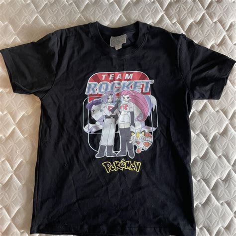 Pokémon team rocket shirt Size:L - Depop