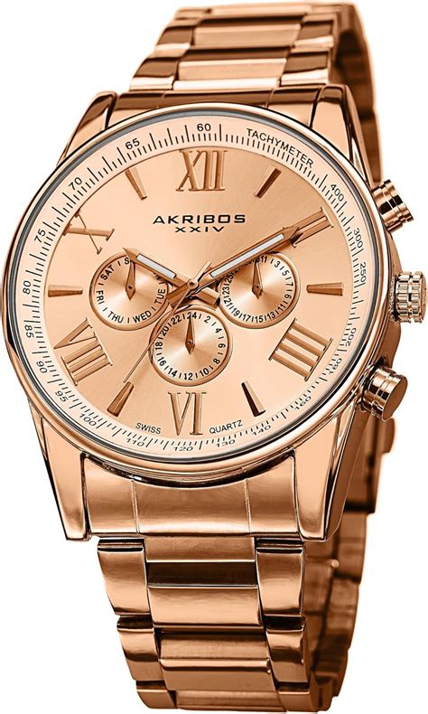 Akribos XXIV Akribos Men's Stainless Steel Multi-Function Watch - India ...