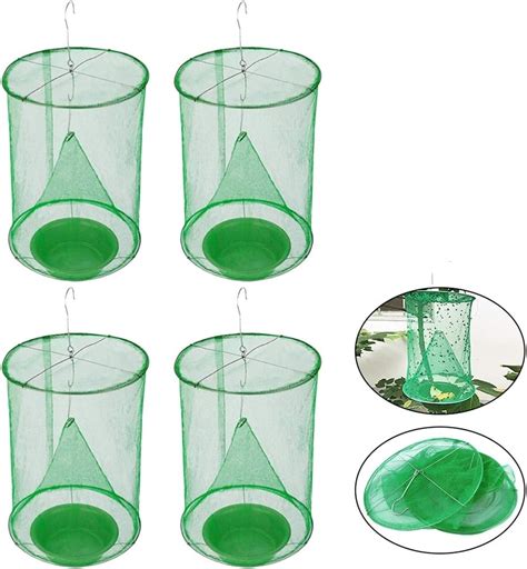 Buy Stingmon 4 Pack Outdoor Ranch Fly Trap , Hanging Disposable Stable ...