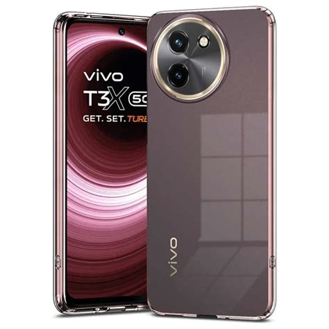 Amazon Brand - Solimo Mobile Cover for Vivo T3x 5G (Soft & Shockproof ...