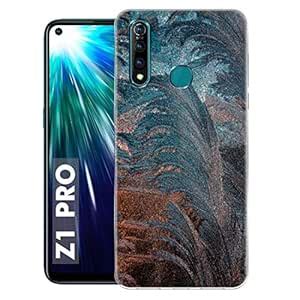 Fashionury Silicone Brown and Green Color Abstract Designer Back Cover ...