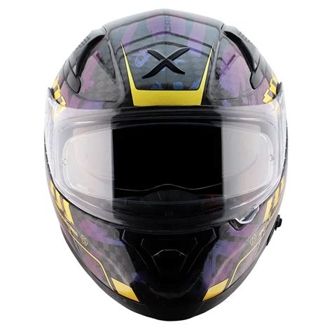 AXOR APEX CARBON GLOSS HELMET - GLOSS CARBON NEON YELLOW – Motorizzr