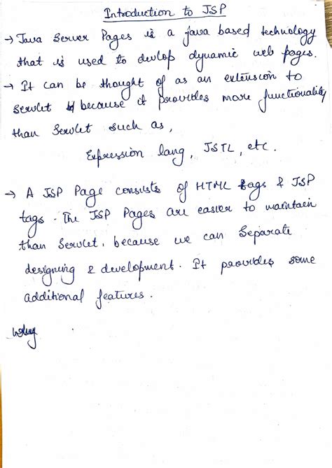 Unit-3 (JSP) web tech - JSP notes unit 3 aktu - Advanced Java ...