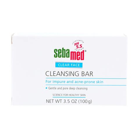 Buy Sebamed Clear Face Teenage Cleansing Bar 100g - Effectively Reduces ...