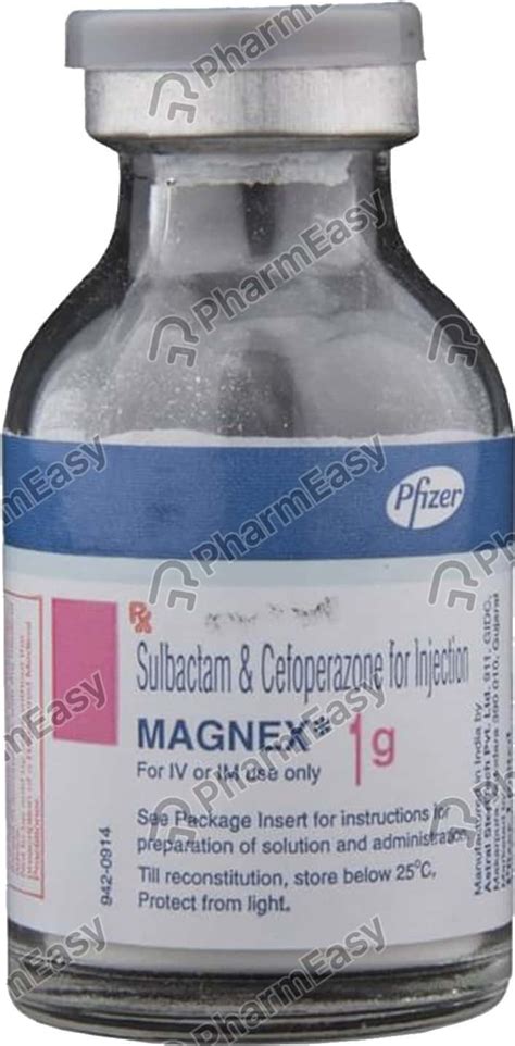 Magnex 1gm Dry Vial Of 1 Powder For Injection: Uses, Side Effects ...