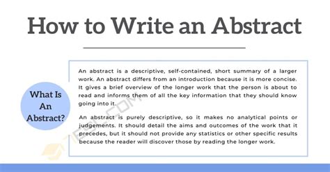 How to Write an Abstract 的图像结果