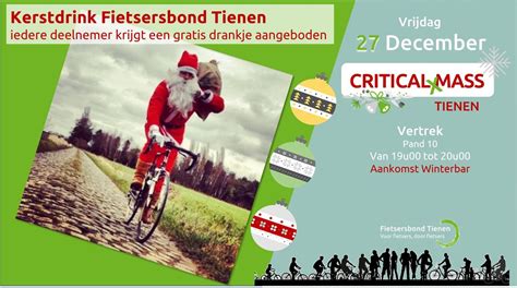 Critical X-Mass bike ride - kerstdrink, Pand 10, Tienen, 27 December ...