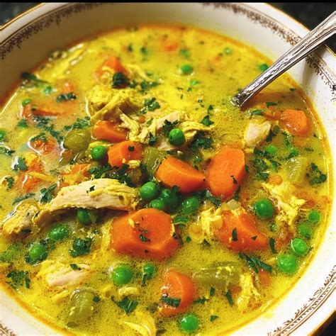 Anti-Inflammatory Turmeric Chicken Soup