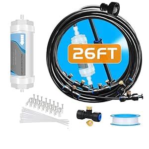 HASTHIP® Automatic Garden Watering System, 792cm Garden Misting System ...