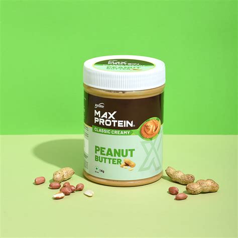 Max Protein Peanut Butter Classic Creamy - 1kg – RiteBite Max Protein
