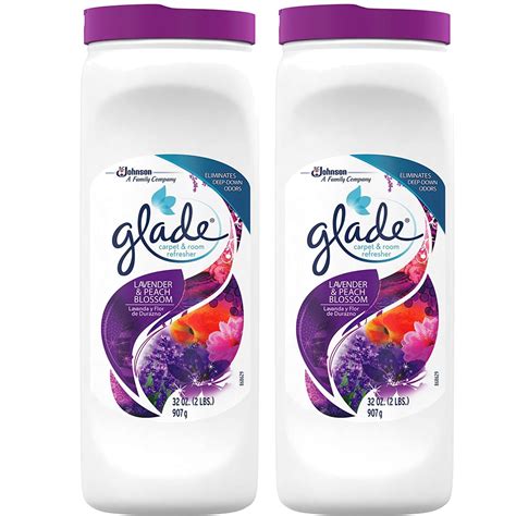 Glade Lavender and Peach Blossom Scented Carpet and Room Deodorizer ...