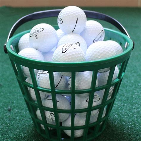 Golf Ball Basket Ball Carrying Buckets with Handle Ball Holder ...