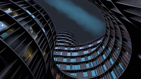 Download wallpaper 1920x1080 building, facade, bends, architecture ...