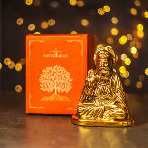 Gold Plated Guru Nanak Idol 4.5 inch – ServDharm
