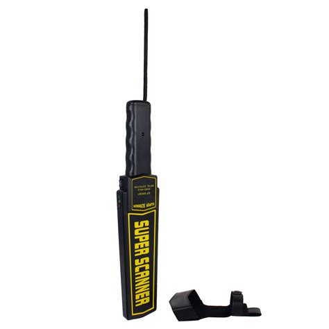 FOS ABS Handheld Advanced Metal Detector (Model: Super Scanner) with 9V ...