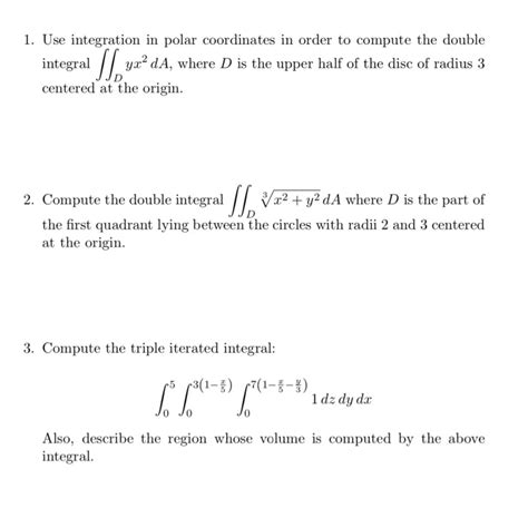 Image result for Multiple Integration Using Polar Coordinates