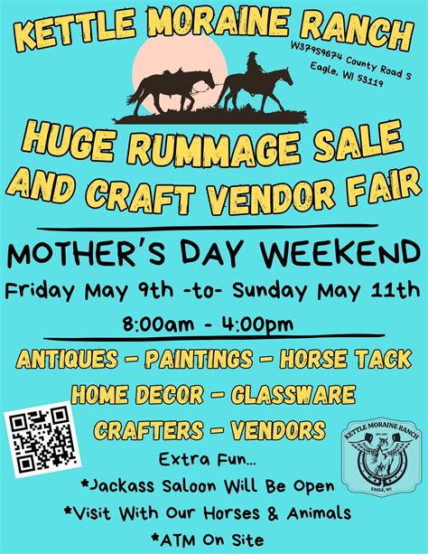 Mothers Day Weekend Rummage & Craft Fair, W379S9674 County Road S ...