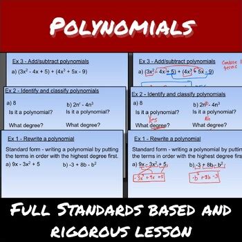 Image result for Polynomials by JR Tutorials