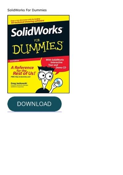 Image result for SolidWorks For Dummies 2020