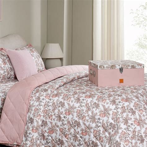 Buy MASPAR Sensory Bloom Cotton 6Pcs Printed Double Bed-In-A-Bag Set ...