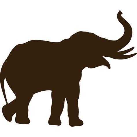 Elephant Silhouette PNGs for Free Download