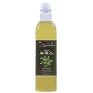 Ayurvelly Naturals Pure Olive Oil - For Cooking, Dressing Salad ...